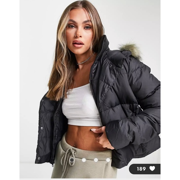 The North Face Jackets & Blazers - The North Face Jacket with Fur Trim Black Women's Sz XS